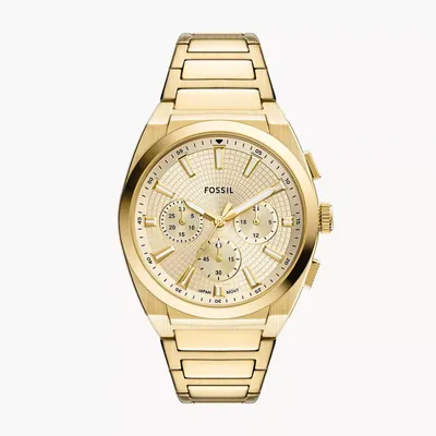 Fossil Everett Chronograph Gold-Tone Stainless Steel Watch