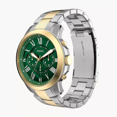 Grant Chronograph Two-Tone Stainless Steel Watch