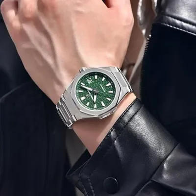 Pagani Design Watches for Men Automatic Watch Green Dial
