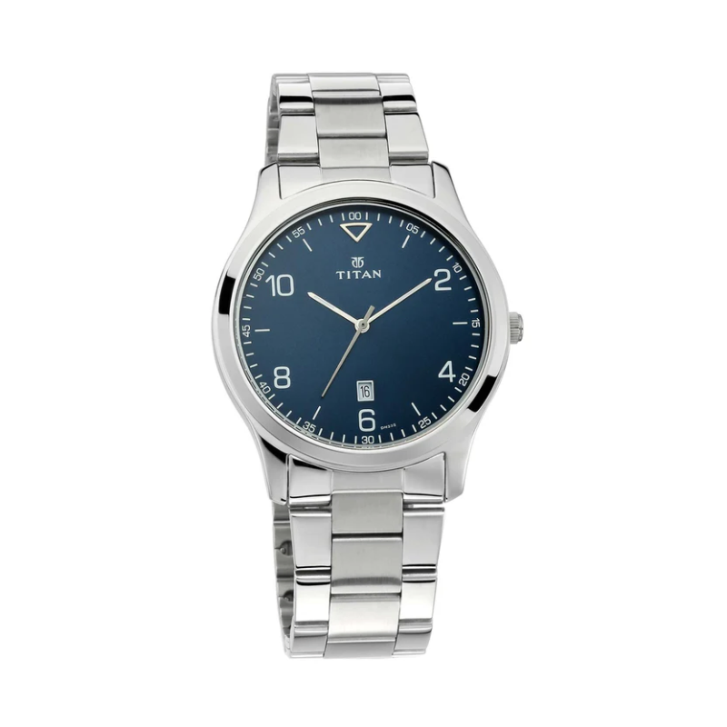 Titan Blue Neo Blue Dial Analog Watch for Men