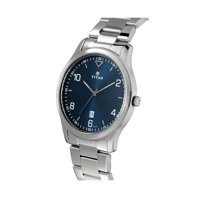 Titan Blue Neo Blue Dial Analog Watch for Men