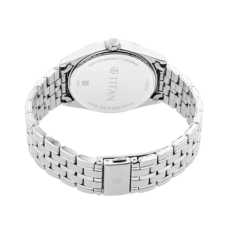 Titan Neo Economy Analog Silver Dial Men's Watch