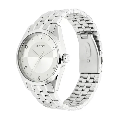 Titan Neo Economy Analog Silver Dial Men's Watch