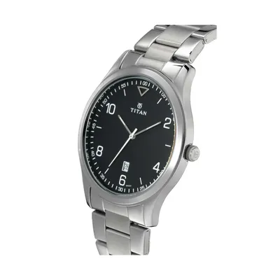 Titan Black Neo Black Dial Analog Watch for Men