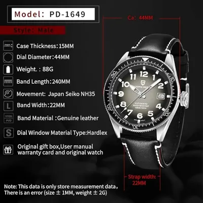 PAGANI DESIGN Men's Automatic Watches for Men's