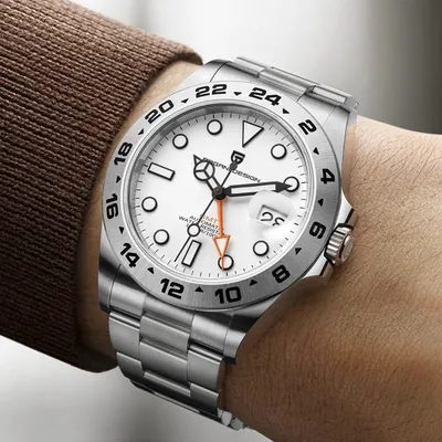 Pagani Design Explorer II GMT Stainless Steel Men's Watch
