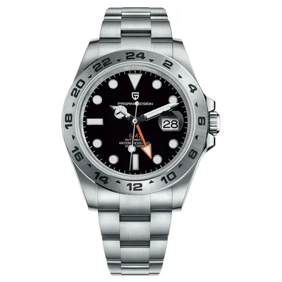 Pagani Design PD-1682 Explorer II GMT Black Dial Men's