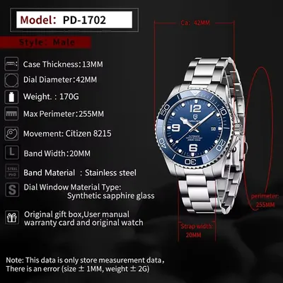 Pagani Design Waterproof Automatic Mechanical Watch 