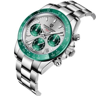 Pagani Design Stainless Steel Watches Chronograph Japan Watch Waterproof for Men