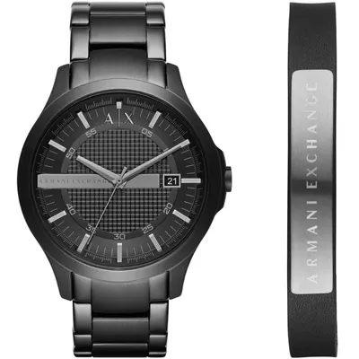 A|X Armani Exchange Men's Watch, Three-Hand Stainless Steel Watch for Men