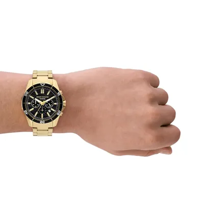 Armani Exchange Stainless Steel Analog Black Dial Men Watch