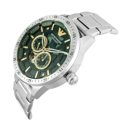 Emporio Armani Mario Automatic Green Dial Men's Watch