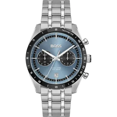 Tourmaster Men Quartz Blue Dial Multi-Function Stainless Steel Watch