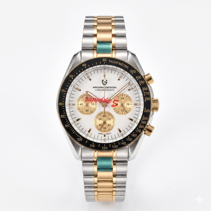 Pagani Design PD-1701 40mm Mens Waterproof Watch with Seiko VK-63 Movement
