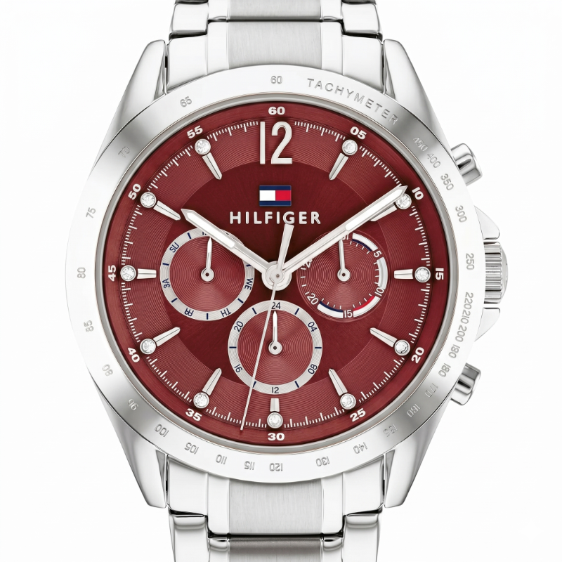 Tommy Hilfiger Multifunction Dial Stainless Steel Watch