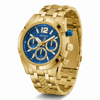 GUESS Gold-Tone Chronograph Watch