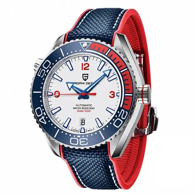  Pagani Design PD-1679 Seamaster Planet Ocean 100M Waterproof Dive Watch Automatic Mechanical Watch