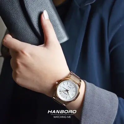 HANBORO-014-2 Ultra-Thin Quartz Men’s Watch
