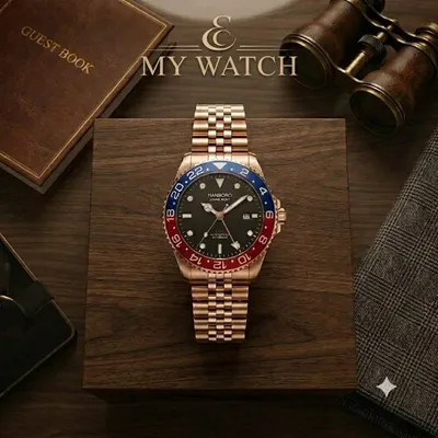 HANBORO-007-2 Automatic GMT Watch