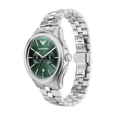 Emporio Armani Men's chronograph stainless steel watch