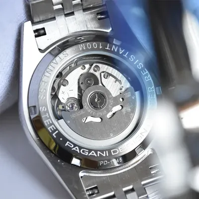 Pagani Design Sapphire Crystal Green Dial Men's Watch