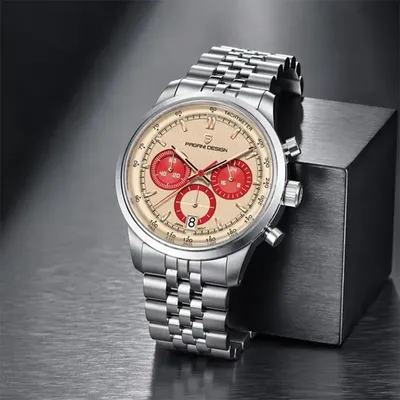 Pagani Design Chronograph Yellow Dial Men's Watch