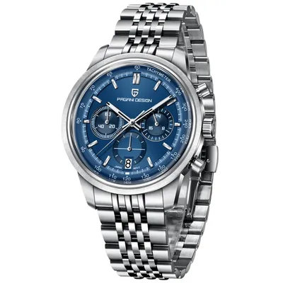 Pagani Design Chronograph Blue Dial Men's Watch