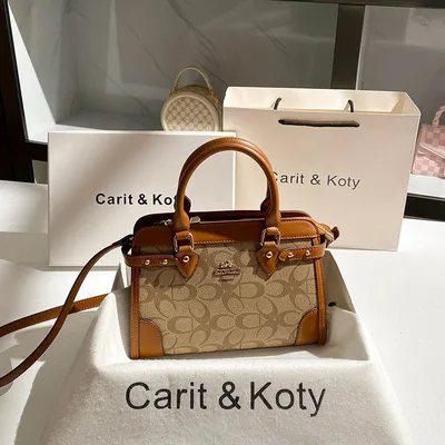 Retro Light Luxury Printed Hand Bag