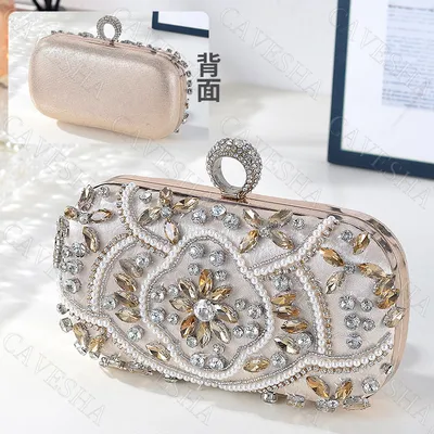 New Diamond-encrusted Evening Bag