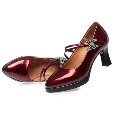  Waterproof Cheongsam High Heels Shoes