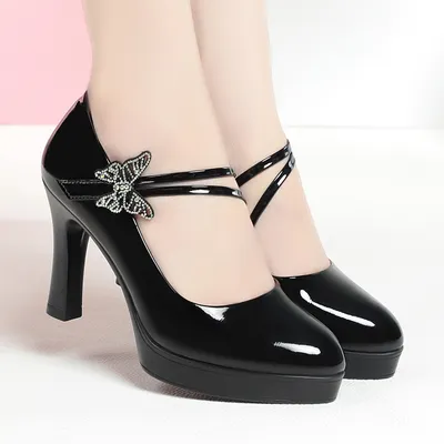  Waterproof Cheongsam High Heels Shoes