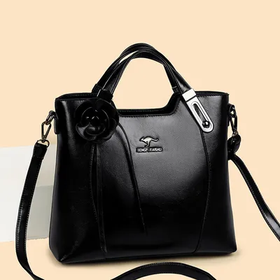 Soft Leather Large Capacity Shoulder Bag