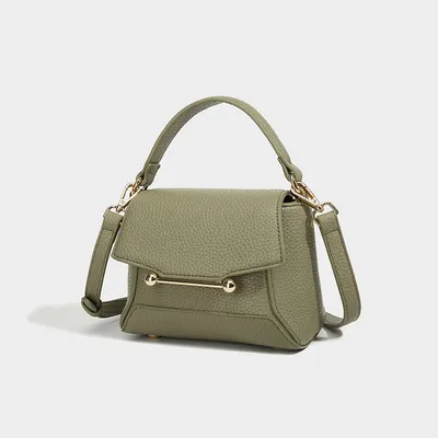 High-end Litchi Shoulder Crossbody Bag
