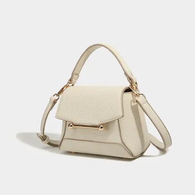 High-end Litchi Shoulder Crossbody Bag