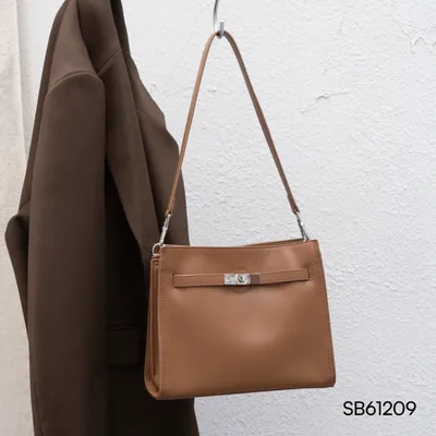 Simple  cowhide women's bag 