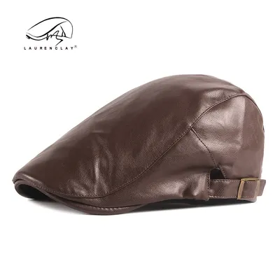 Korean Style PU Leather Beret