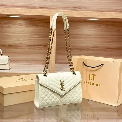 Chain quilted Women's shoulder bag 