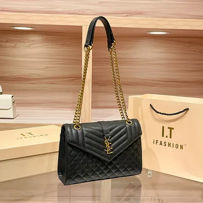 Chain quilted Women's shoulder bag 