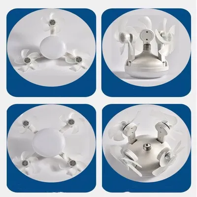 Minimalist Bedroom Remote Control Ceiling Light Fan