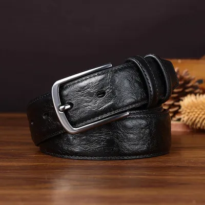 Unique Design Fashion Business-oriented crocodile Pattern Embossing Belt
