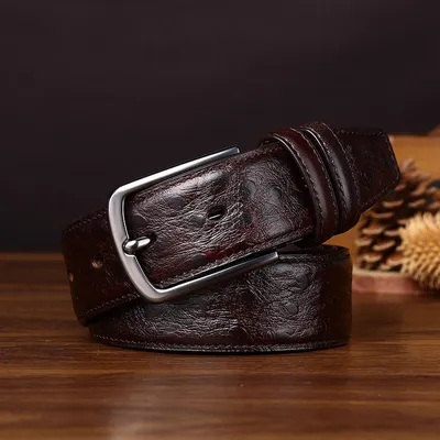 Unique Design Fashion Business-oriented crocodile Pattern Embossing Belt