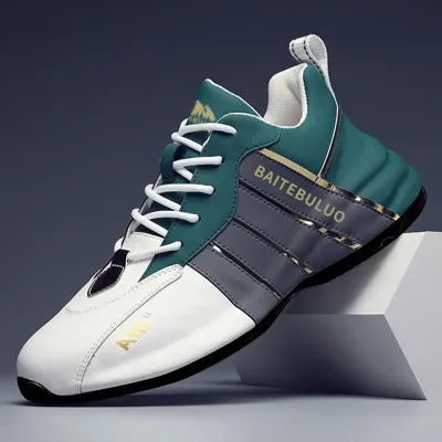 LEATHER CHUNKY SHOES MEN