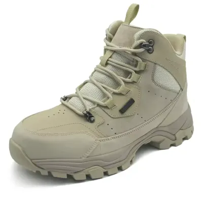 LEATHER HIGH TOP CASUAL BOOTS FOR MEN