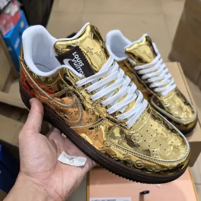 LV X NIKE AIR FORCE LUXURY SHOES 1:1