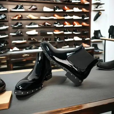 HIGH QUALITY TRENDY HOT LEATHER CHELSEA BOOTS