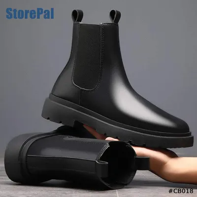 MEN'S HIGH ULTRAFINE LEATHER ELEVATED BOOTS