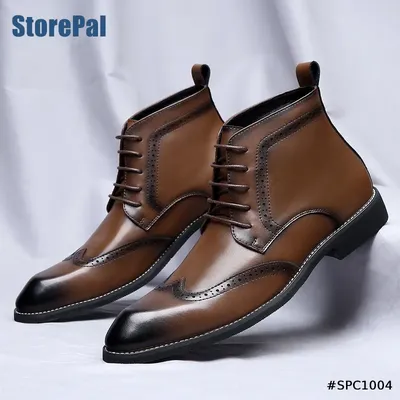 MEN'S BRITISH LEATHER SHOES