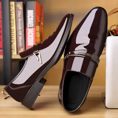 MEN'S PATENT LEATHER DRESS SHOES