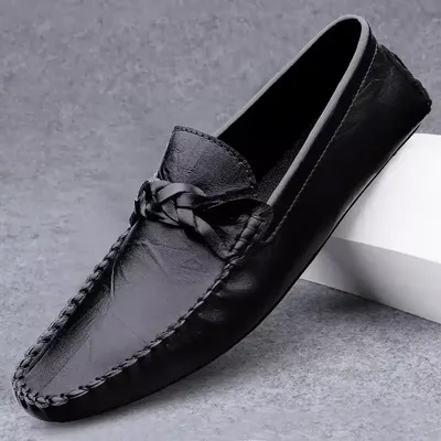 MEN'S LEATHER HIGH-END SLIP-ON SOFT LOAFER