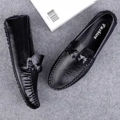 MEN'S LEATHER HIGH-END SLIP-ON SOFT LOAFER